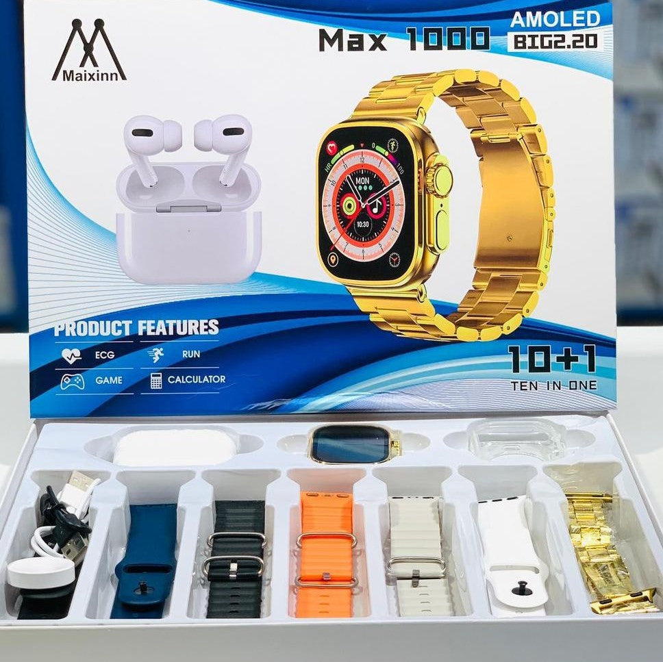 Max 1000 Ultra White 10+1 with Air Pods