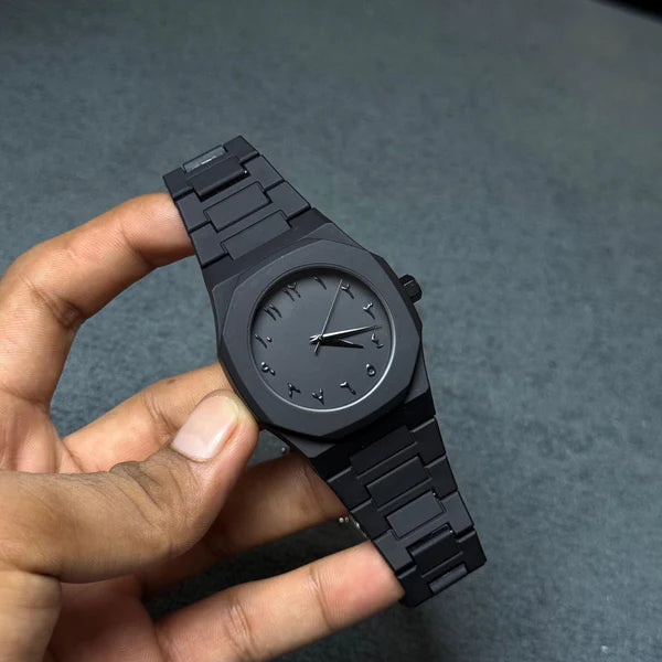 Black Arabic Aura Watch Original