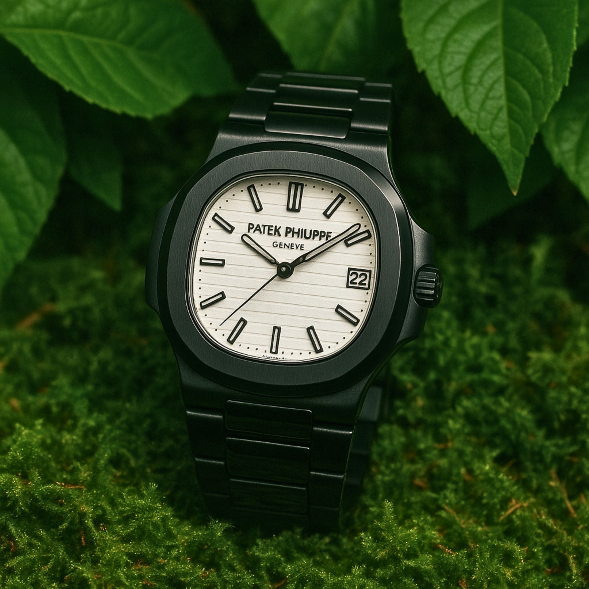 Patek Philippe Nautilus Stainless Steel White Dial