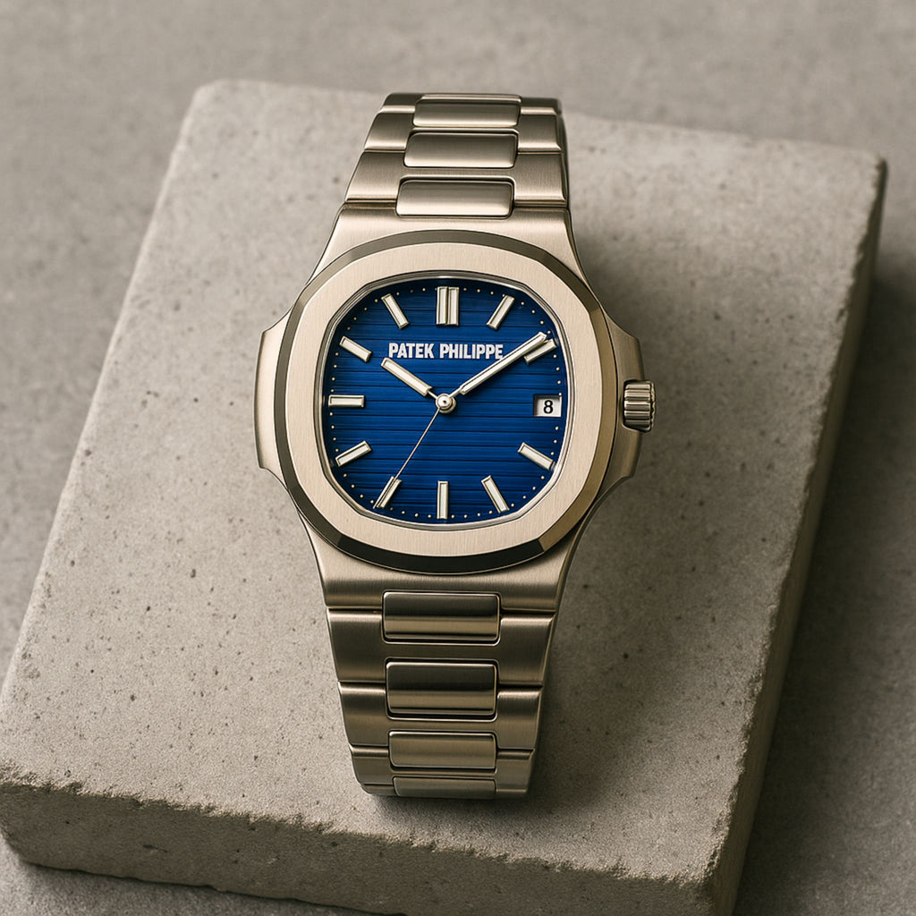 PATEK PHILIPPE GENEVA BLUE DIAL, REF 5711/1